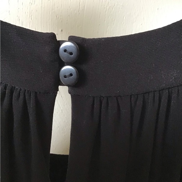 SLNY Plus Size Black 3/4 Sleeveless Long Dress Size 18W - Picture 4 of 6